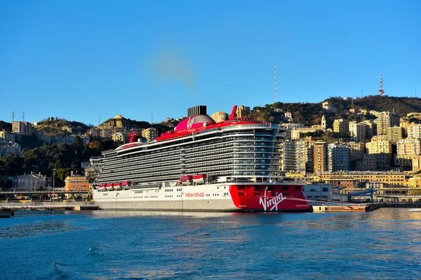 Scarlet Lady Una Nave Crociera Della Compagnia Statunitense Virgin Voyages — Foto Stock