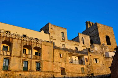 Ottranto Apulia İtalya 'daki tarihi binalar