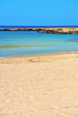 Otranto, İtalya 'nın güzel sahil manzarası