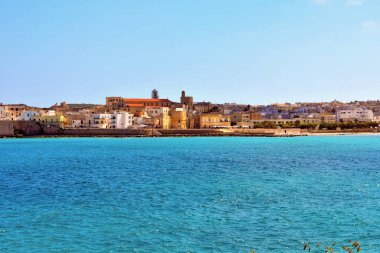 Otranto, İtalya 'nın güzel sahil manzarası