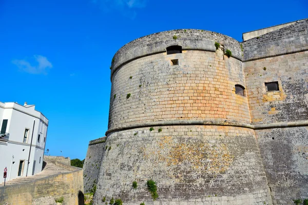 Aragonais Château Médiéval Otranto Italie — Photo