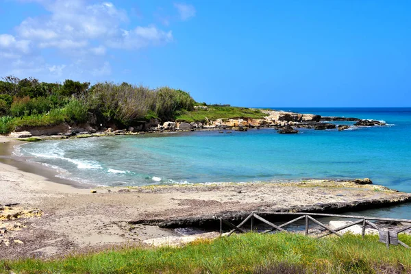 Vue Sur Belle Côte Otranto Italie — Photo