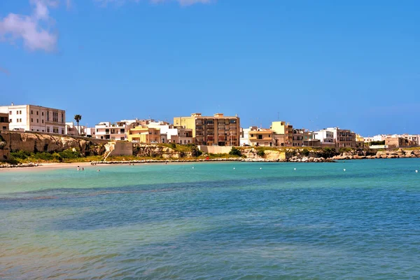 Άποψη Της Όμορφης Ακτής Otranto Ιταλία — Φωτογραφία Αρχείου