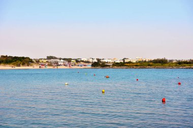 Torre Chianca plajı porto sezaryeni Salento İtalya