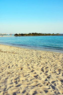 Torre Chianca plajı porto sezaryeni Salento İtalya