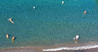 Deniz ve banyo 30 Eylül 2018 Sorrento İtalya