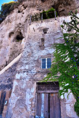 Abbey santa maria de olearia amalfi kıyıları Salerno İtalya
