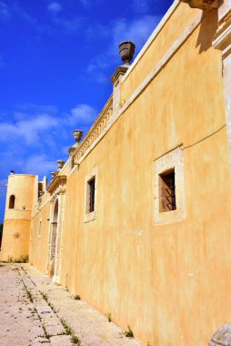 Tarihi Donnafugata Şatosu, Ragusa, Sicilya, İtalya