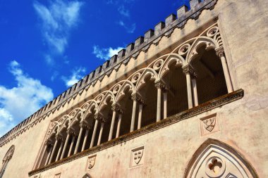 Tarihi Donnafugata Şatosu, Ragusa, Sicilya, İtalya