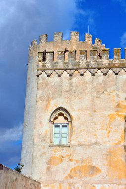 Tarihi Donnafugata Şatosu, Ragusa, Sicilya, İtalya