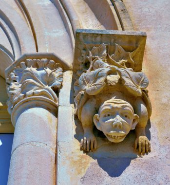 Tarihi Donnafugata Şatosu, Ragusa, Sicilya, İtalya