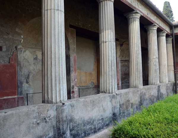 Ruins Ancient Roman City Pompeii Italy Destroyed Buried Ash Vesuvius — Stock Photo, Image