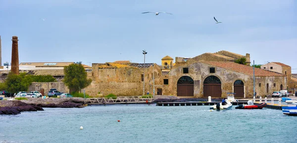 Marzamemi Tonnara Sicilya Talya Bir Göz Atalım — Stok fotoğraf