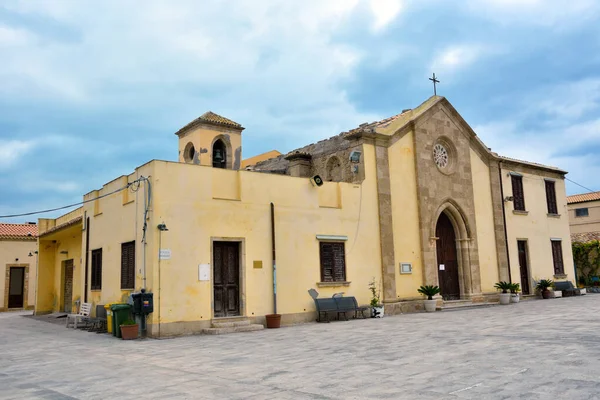 San Francesco Paola Marzamemi Templom Szicília Olaszország — Stock Fotó