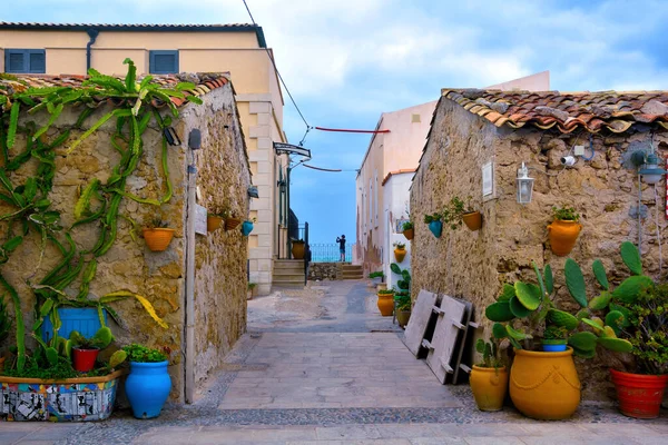 Село Марзамемі Провінції Сіракуса Сицилія Італія — стокове фото