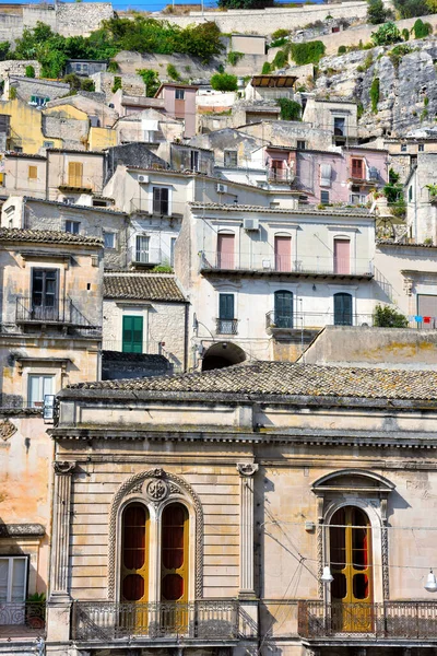 Panorama Modica Sicilia Italia — Foto de Stock