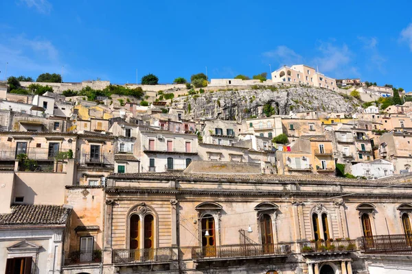 Panorama Modica Sicilia Italia — Foto de Stock