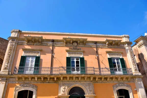 Vislumbre Del Edificio Histórico Modica Sicilia Italia — Foto de Stock