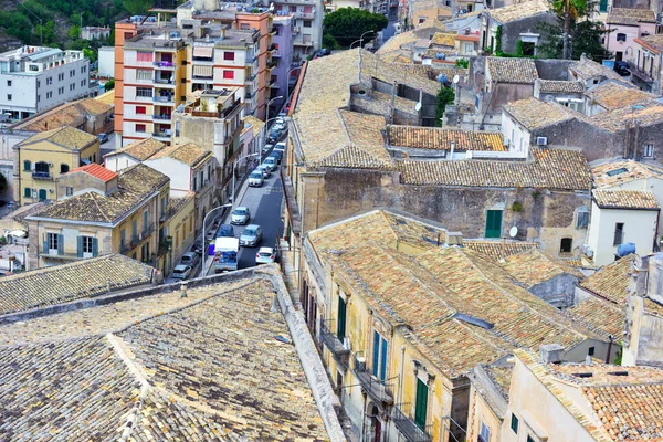 Panorama Över Modica Siciliens Historiska Centrum Italien — Stockfoto