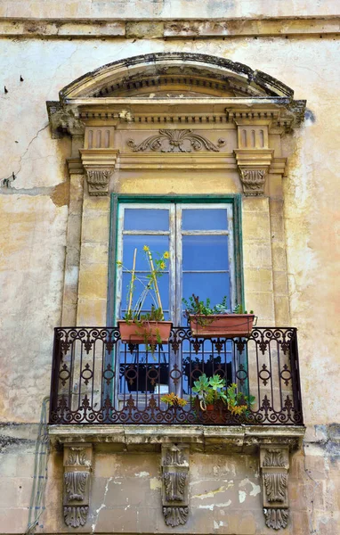 Vislumbre Del Edificio Histórico Modica Sicilia Italia — Foto de Stock