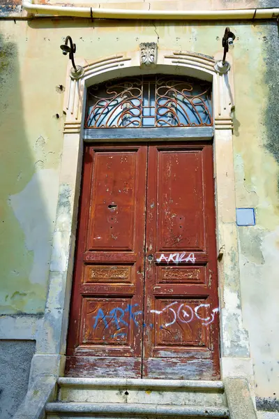 Glimp Van Historisch Gebouw Modica Sicilië Italië — Stockfoto