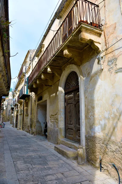 Scorcio Palazzo Storico Modica Sicilia Italia — Foto Stock