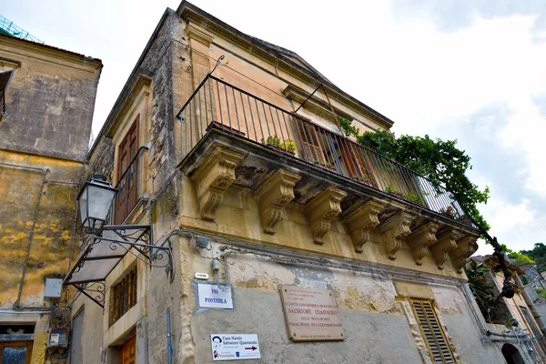 Extérieur Maison Natale Poète Italien Salvatore Quasimodo Nobel Prix Littérature — Photo