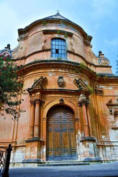 Church Santa Maria Del Soccorso Modica Sicily Italy — Stock Photo, Image