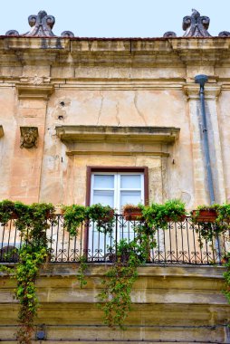 Salemi (1631 'den 1640' a kadar), karakteristik giriş kapıları 19 Eylül 2018 Modica İtalya