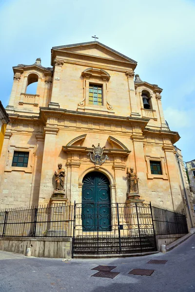 Kyrkan Santa Maria Annunziata Modica Sicily Italy — Stockfoto