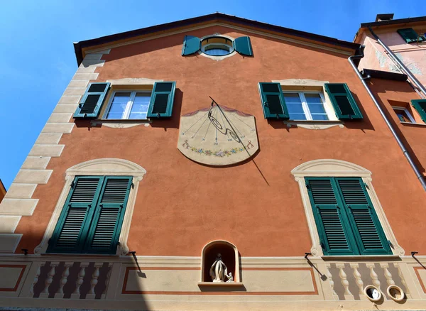 Zabytkowy Dom Albissola Marina Liguria Włochy — Zdjęcie stockowe