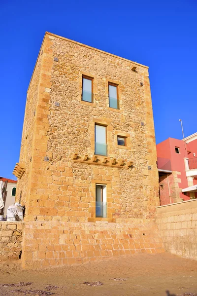 Torre Scalambra Nära Casa Montalbano Provinsen Ragusa Som Har Blivit — Stockfoto