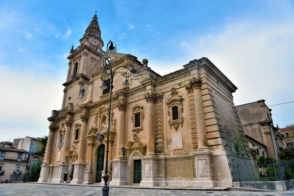 Kathedraal Van San Giovanni Battista Ragusa Sicilië Italië — Stockfoto