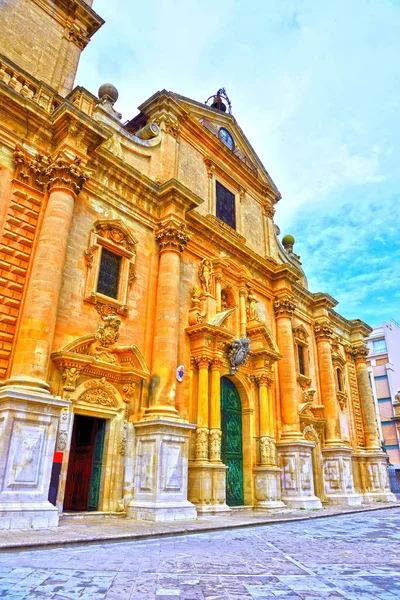 Kathedraal Van San Giovanni Battista Ragusa Sicilië Italië — Stockfoto