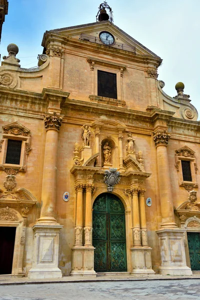 Kathedraal Van San Giovanni Battista Ragusa Sicilië Italië — Stockfoto