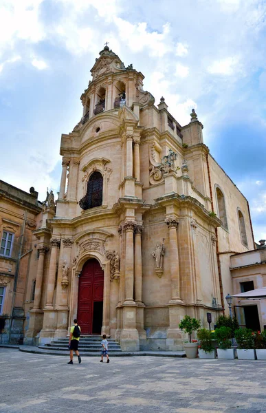 Templom San Giuseppe Ragusa Szicília Olaszország — Stock Fotó