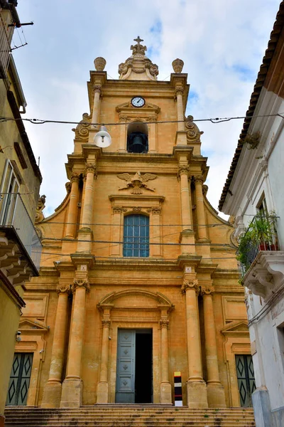 Kyrkan Eko Omo Barockstil Ragusa Sicilien Italien — Stockfoto