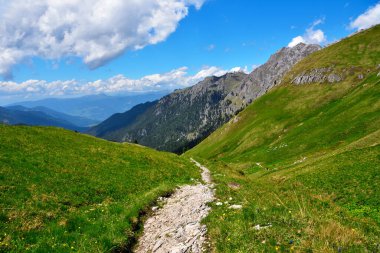 Güney Tyrol İtalya Val di Funes Panoraması