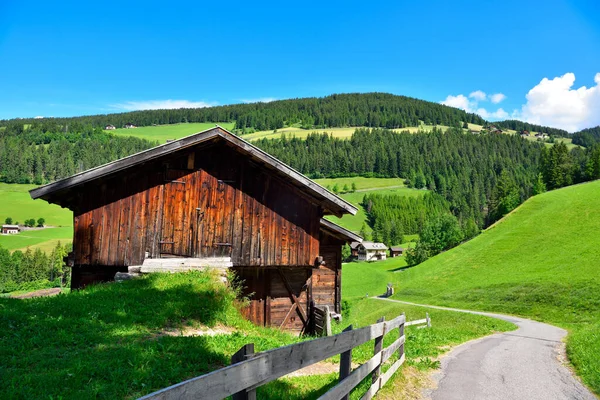 Panorama Val Funes Sur Tyrol Italia — Foto de Stock