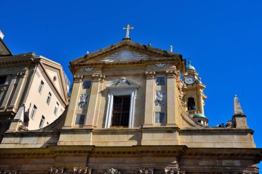 Ges Kilisesi ve Azizler Kilisesi Ambrogio ve Andrea Genoa İtalya