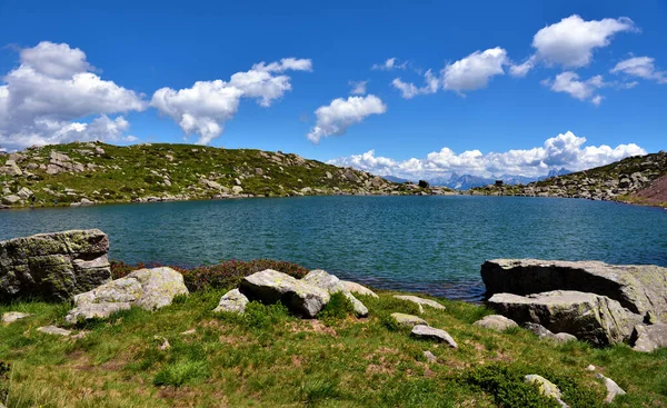 Alpe Villandro Alpské Jezero Mrtvého Jižního Tyrolska — Stock fotografie