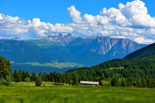Alpe Villandro Segundo Pasto Montaña Más Grande Europa Tirol Del —  Fotos de Stock