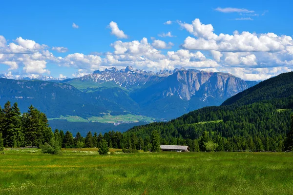 Alpe Villandro Segundo Pasto Montaña Más Grande Europa Tirol Del — Foto de Stock