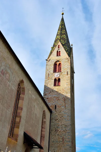 Iglesia Parroquial Santo Stefano Villandro Sur Tyrol Italia — Foto de Stock