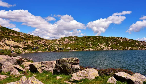 Alpe Villandro Alpské Jezero Mrtvého Jižního Tyrolska — Stock fotografie