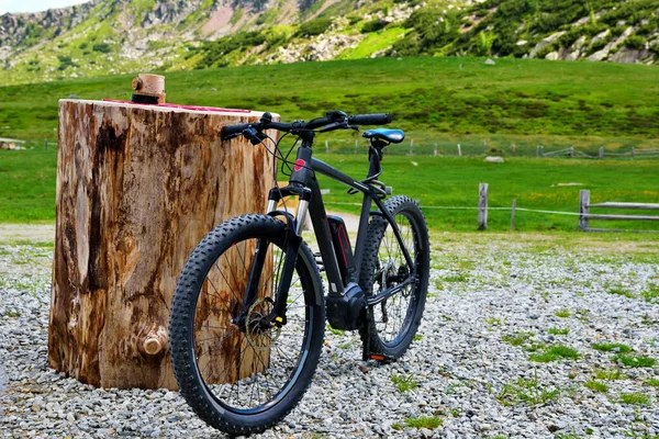 Bike Mountainbike Alpe Villandro Südtirol Italien — Stockfoto