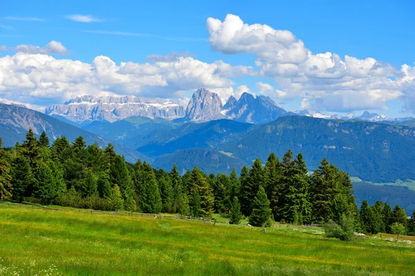 Alpe Villandro Segundo Pasto Montaña Más Grande Europa Tirol Del —  Fotos de Stock