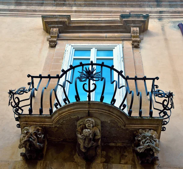 Rocca Palacio Residencia Típica Sicilia 1700 Ragusa Italia — Foto de Stock