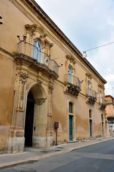 Biskupský Palác Palazzo Vescovile Ragusa Sicílie Itálie — Stock fotografie