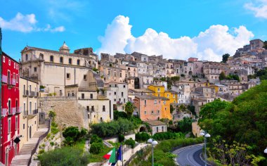 Ragusa Sicilya İtalya panoraması